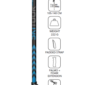 Adjustable 'Ski Tour Pro CALU' poles by Masters on World Cup Ski Shop 1